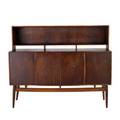 Kurt ostervig brande mobelindustri cabinet with hutch denmark 1960s palisander branded mark overall 53 x 65 x 22 12