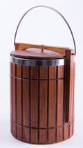 MidCentury Design Wooden Ice Bucket