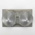Bra mold cast aluminum mid 20th c 9 12 x 16 x 6 12