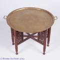 Brass Tray Table