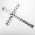 Religious cast aluminum cross 25 x 23 x 2