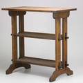 Roycroft little journeys bookstand 20th c quartersawn oak unmarkded 26 12 x 26 x 14
