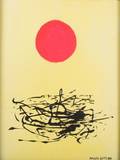 Adolph Gottlieb Acrylic on Board Composition