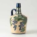 American satsuma ceramic jug painted with grapevines signed gk from mms1904 8 12 x 5