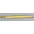 Flexible tubogas bracelet ca 1945 18k yg italy french import marks slightly tapered 164mm106mm 347 dwt 54 gs 6 58