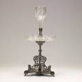 English silver plate epergne neoclassical revival style ca 1880 marked for james deakin  sons 19 x 9