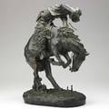 After frederic remington american 18611909 rattlesnake bronze signed and impressed 18100 21 x 15 12 x 8