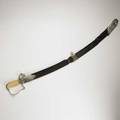 Cavalry sabre d guard with bone or ivory grip and double fulllength fuller 18th19th c remains of leather scabbard with silver mounts unmarked 38