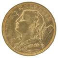 1922 swiss 20 franc gold coin