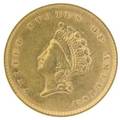 1854 100 gold coin type ii anacs au 5050