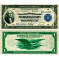 1918 federal reserve bank of minneapolis 100 national currency note fr 734 kl87 exceedingly crisp clean example au 50