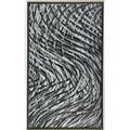 Sol lewitt american 19282007 wavy lines grey 1995 woodcut signed and numbered illegible from an edition of 40 35 12 x 21 sheet publisher one great jones gallery new york provena