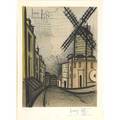 Bernard buffet french 18281999 le moulin de la galette 1965 lithograph in colors framed signed and numbered 295300 30 12 x 22 12 sight publisher mourlot paris literature sorlier