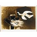 After georges braque french 18821963 loiseau et son nid 1956 lithograph in colors framed signed and numbered 52300 15 38 x 21 12 sight publisher maeght paris literature maeght