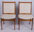 Jensen Danish Teak Side Chairs Pair