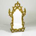 Italian carved mirror gilt frame 20th c 55 x 31