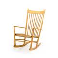 Hans wegnerrocking chair denmark 1970sbeech and jutestamped41 12 x 25 14 x 36