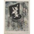 Roberto antonio matta chilean 1911  2002untitled aquatintsigned12 34 x 9 78 sheet