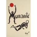 Alexander calder american 18981976lithographhumanite 1969 framedsigned and numbered32 x 22 58 sheet