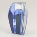 Edward nesterukcased glass sculpture 1980sobscured signature nester13286 14 x 4 12 x 3 34