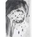 Chiara minshio unknown 20th cpencil on papergluck 2006 framed16 12 x 11 12 sheet