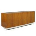 Pace collectioncredenza usa 1990skoa and stainless steelunmarked28 x 72 x 18