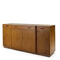 Edward wormleydunbarsideboard berne in 1940sbleached mahoganyunmarked35 x 72 x 20 12