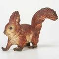 Vienna coldpainted bronzered squirrel 20th cstamped geschutzt deposeoverall 4 x 7 x 3