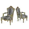Louis xv stylepair of bergeres 20thccarved and painted wood and upholsteryunmarked each 44 x 27 x 26