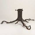 Tree standwrought iron in the form of exposed tree roots 20th cunmarked9 12 x 24 x 21