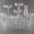 American cutglasstwelve pieces early 20th c six longstemmed wines three compotes creamer sugar and vasevase 10