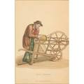 19th c hand colored engravingssix framed published by rudolf ackerman londonlargest 5 12 x 3 34 sight