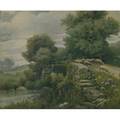Pastorial scenestwo prints english pastoral scene framedboth 15 x 20 sight