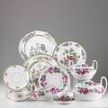English and european porcelainsixtyeight pieces 20th c including eleven winkle and company pheasant pattern 9 34 plates nineteen pieces epiag bouillon cups and saucers etctallest 5 12