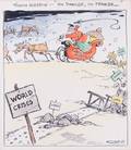 Carey Cassius Orr Christmas Cartoon Framed