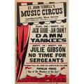 Lambertville music circus poster 1950stwocolor offset poster st john terrells music circus22 x 14 sheet