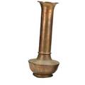 Roycrofttall brasswashed hammered copper american beauty vase east aurora ny 1910sorb and cross mark19 x 8 12 dia