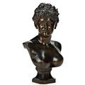 After constantino ceribelli italian 18411918 bronze bust of a nude woman 20th c signed c ceribelli paris 16 12 x 9 12 x 6 12