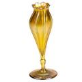 Tiffany studios favrile iridescent floriform bud vase 20th c signed lc tiffany favrile hl189 6