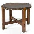 L  jg stickley onondaga shops attr leathertop library table eastwood ny ca 1902 unmarked 30 x 41