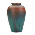 Clewell tall copperclad vase with fine patina canton oh etched clewell 27226 11 34 x 6 34