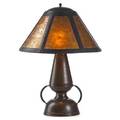 California lighting table lamp california ca 1920 hammered copper mica two sockets unmarked 21 12 x 16