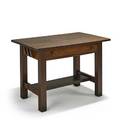 Limbert singledrawer library table grand rapids mi ca 1910 branded mark 29 14 x 42 x 26 14