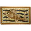 Frederick h rhead santa barbara exceptional tile panel incised and enameldecorated with fish and waves santa barbara ca 191417 unmarked tiles only 16 12 x 32 14 with grout 19 x 35
