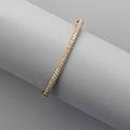 18k gold diamond pave bracelet hinged bangle set with full brilliant cut diamonds 150 cts tw weight marked 9 dwt 14 gs 2 12 x 1 34 interior 336 diameter