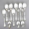 Gorham kensington silver tablespoons ca 1900 ten tablespoons no monograms 27 ot 8 14