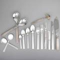 Georg jensen bernadotte silver flatware designed by sigvard bernadotte in 1939 postwar production denmark 12 dinner forks 7 12 20 saladdessert forks 6 34 16 teaspoons 6 12 o