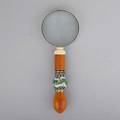Enameled silver amber ivory magnifying glass designed by vincent simone nyc 1970s incorporates ornamental elements from a hookah 10 international bids and bids issuing from the state of cali