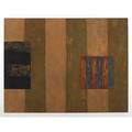 Sean scully american b 1946 wall 1988 color soap ground and spit bite aquatint framed signed dated and numbered ap 8 31 12 x 41 12 plate 42 x 50 sheet publisher crown point p