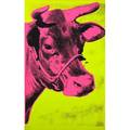 After andy warhol american 19281987 cow yellow and pink wallpaper 1989 screenprint in colors on wallpaper 46 x 30 sheet publisher andy warhol estate provenance private collection ne
